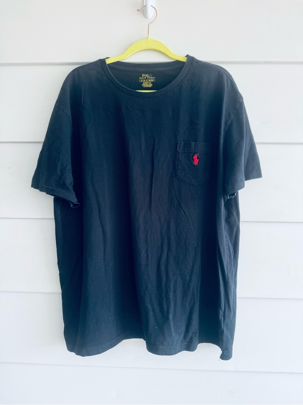 Polo by Ralph Lauren Black Classic Fit Tshirt XL